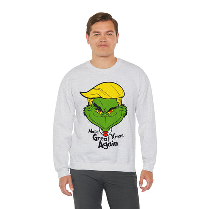 Make Xmas Great Again Grinch Christmas Sweatshirt