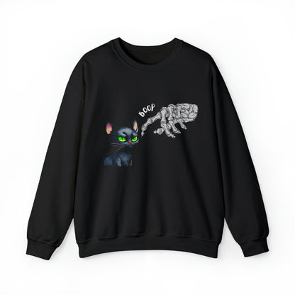 Boop The Cat Design 1  Halloween Sweatshirt