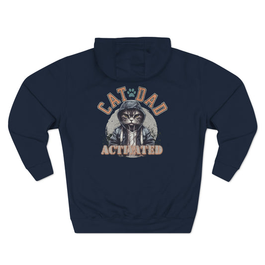 Cat Dad Activated Pullover Hoodie