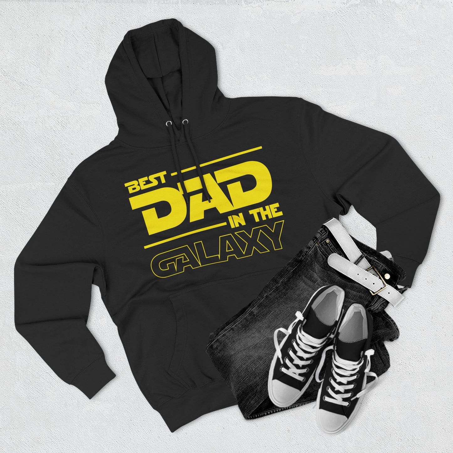 Best Dad in the Galaxy Pullover Hoodie