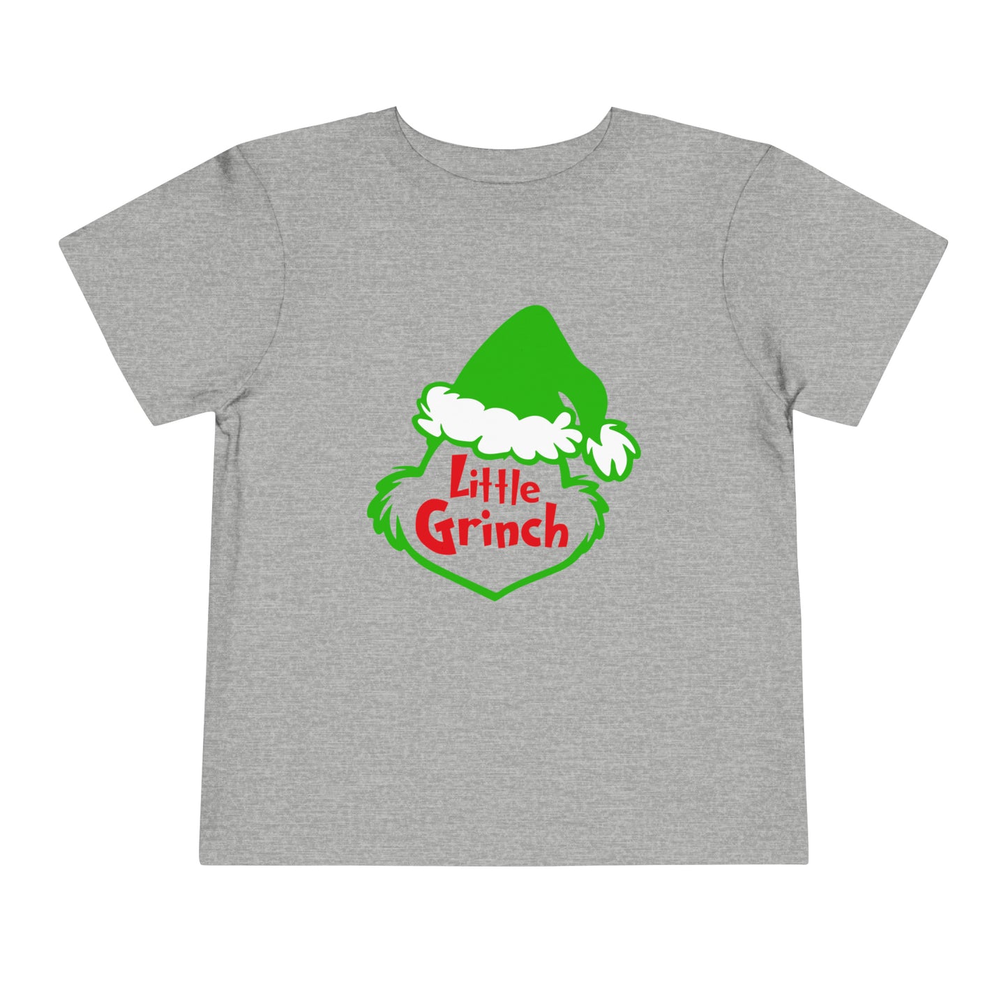 Little Grinch Christmas Toddler Short Sleeve Tee