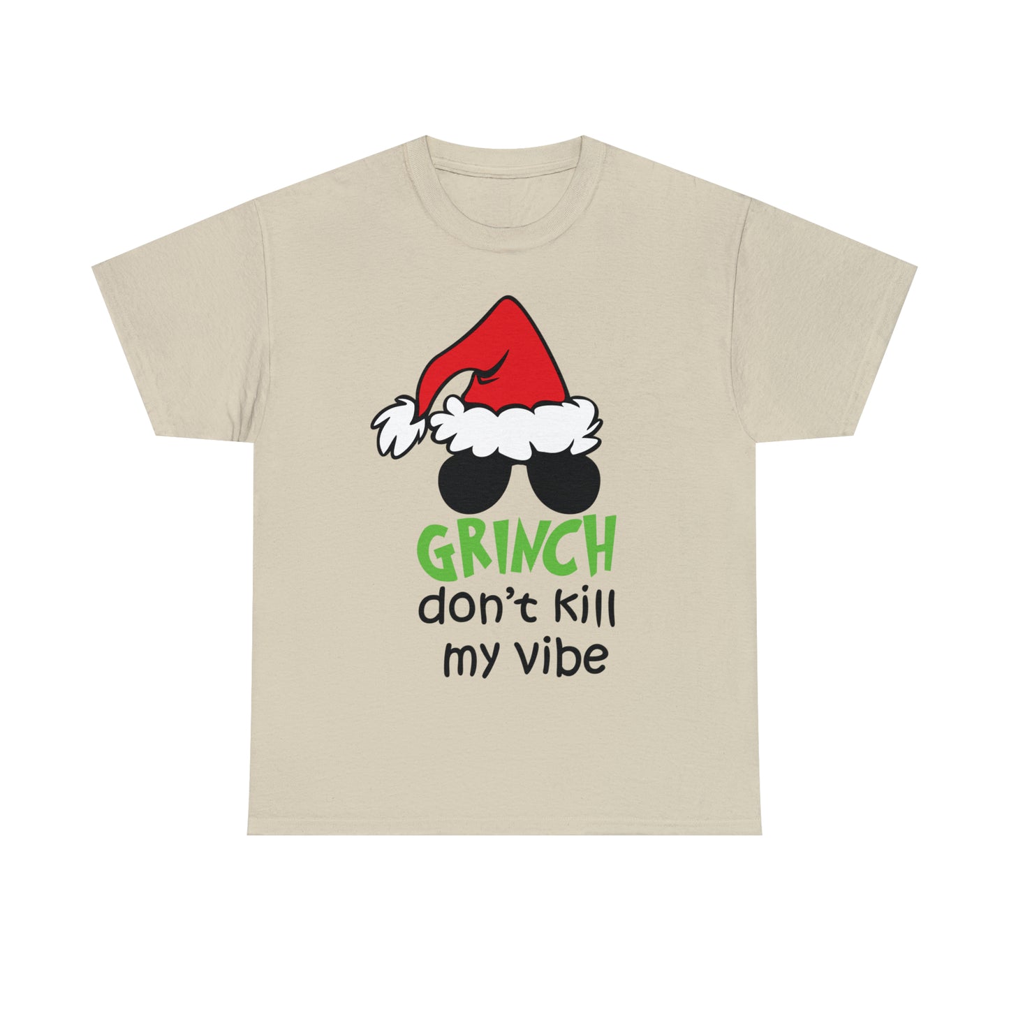 Grinch Don't Kill My Vibe Christmas Short Sleeve Tee