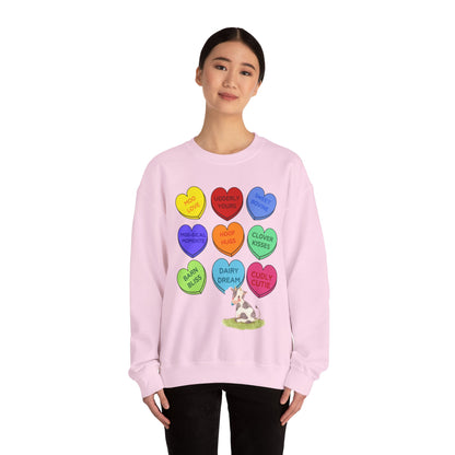 Cow Sweethearts Valentine Sweatshirt