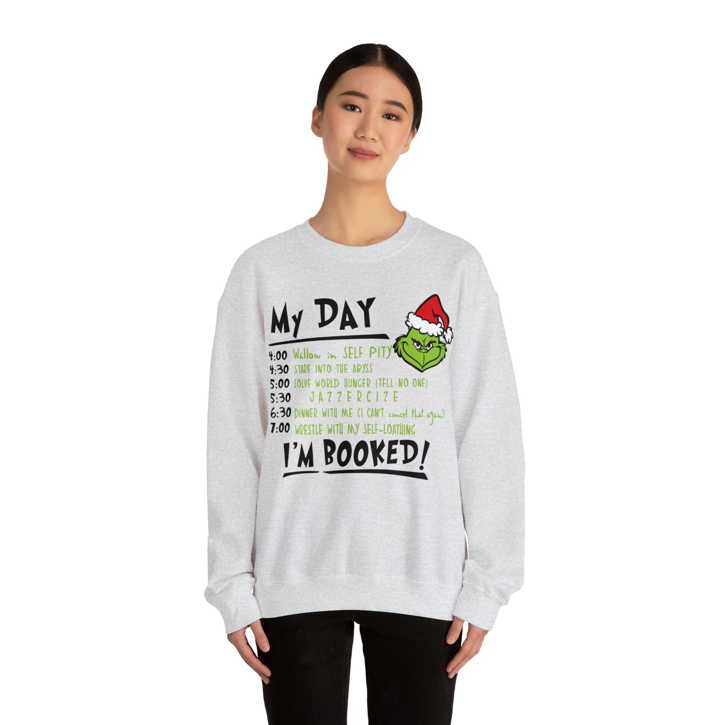 Grinch My Day Christmas Sweatshirt