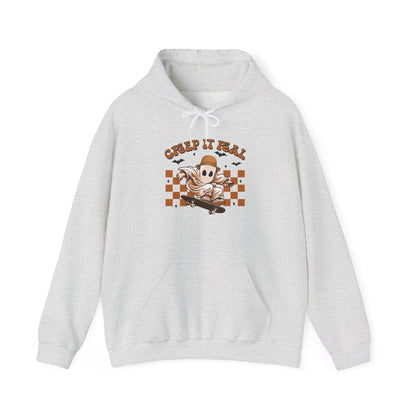 Creep It Real Ghost Halloween Pullover Hoodie