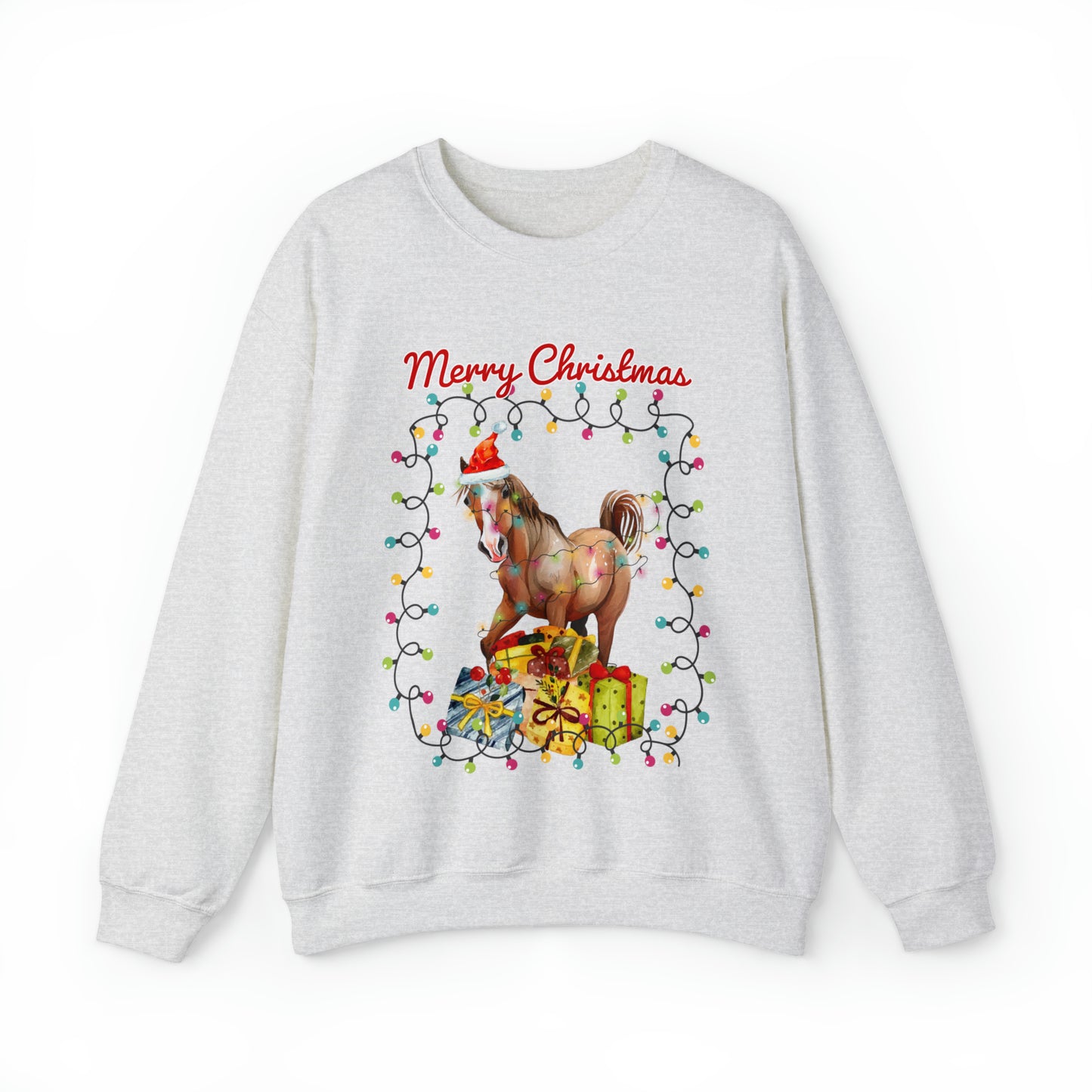 Merry Christmas Horse Christmas Sweatshirt