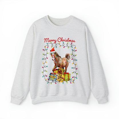 Merry Christmas Horse Christmas Sweatshirt