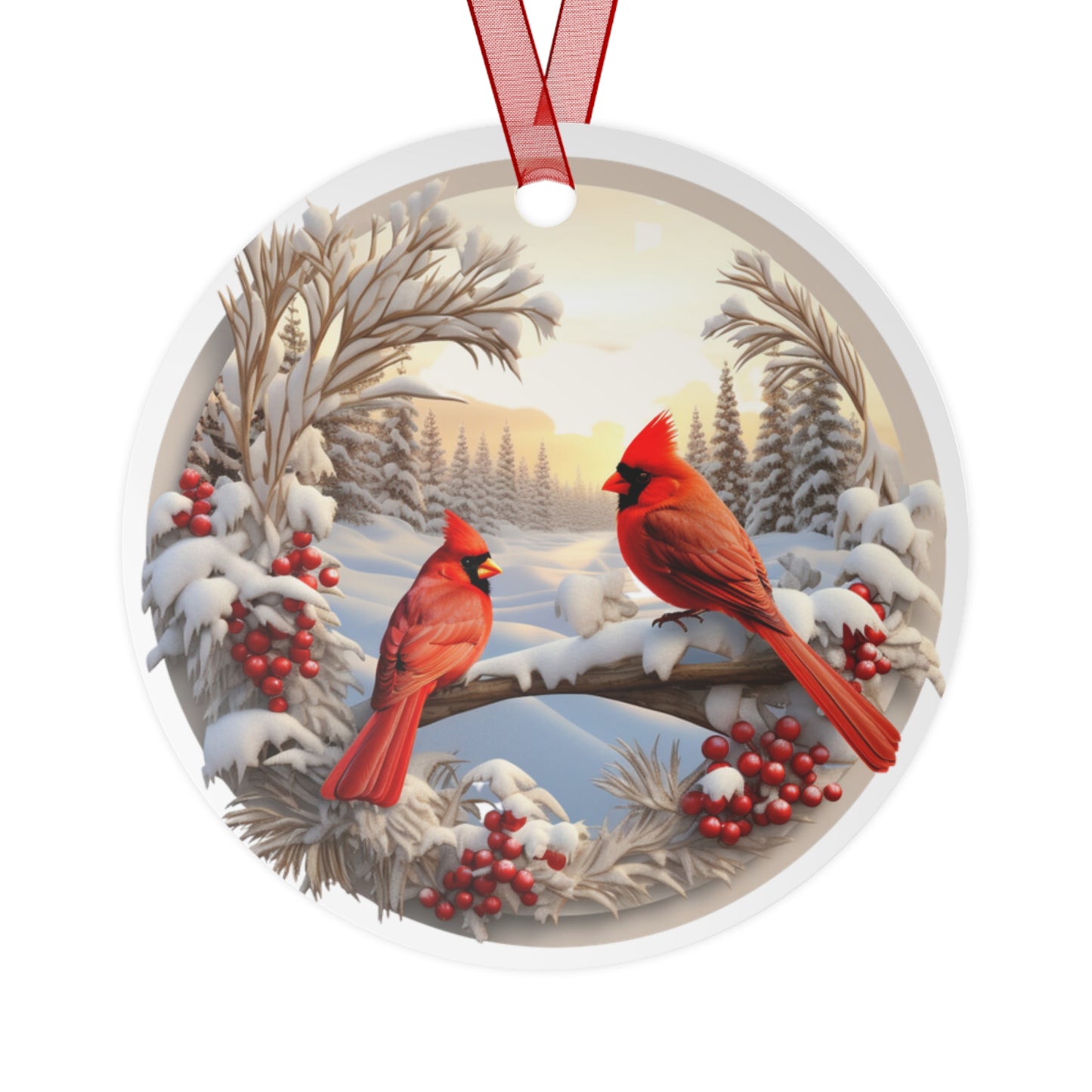 Cardinals 5 Ornament