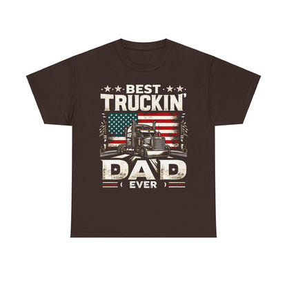 Best Truckin' Dad Ever Short Sleeve Tee