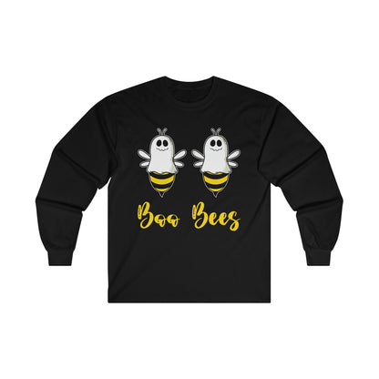 Boo Bees Ghosts Halloween Long Sleeve Tee