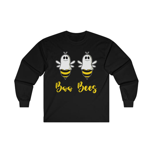 Boo Bees Ghosts Halloween Long Sleeve Tee