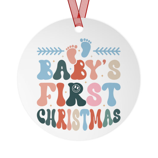 Multicolor Baby's First Christmas Ornament