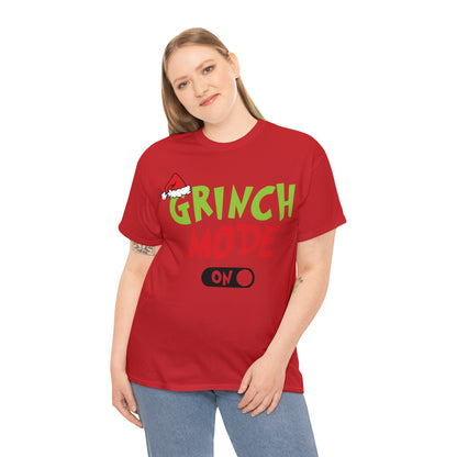 Grinch Mode On Christmas Short Sleeve Tee