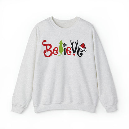 Believe Grinch Christmas Sweatshirt