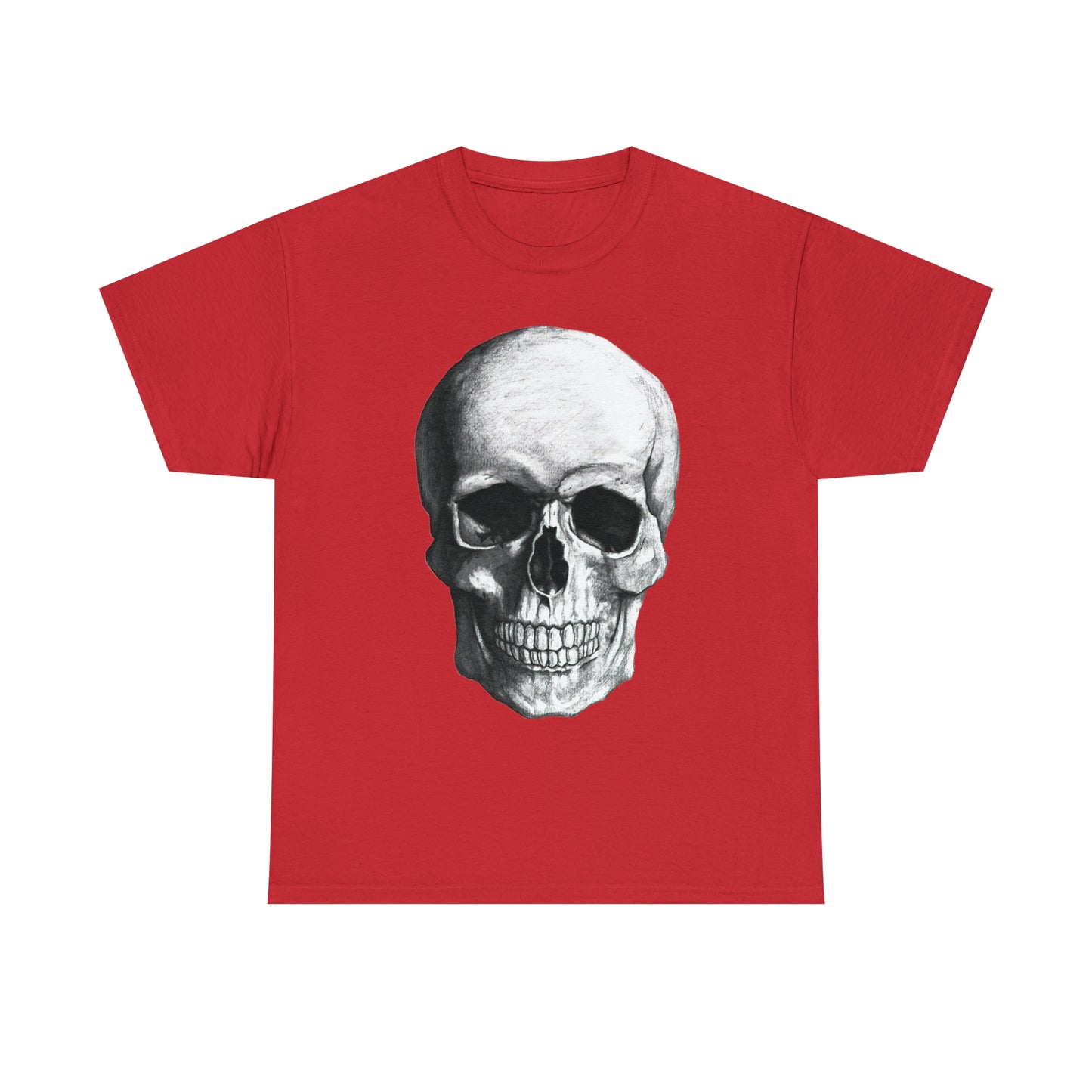 Large Skull Halloween Short Sleeve Tee