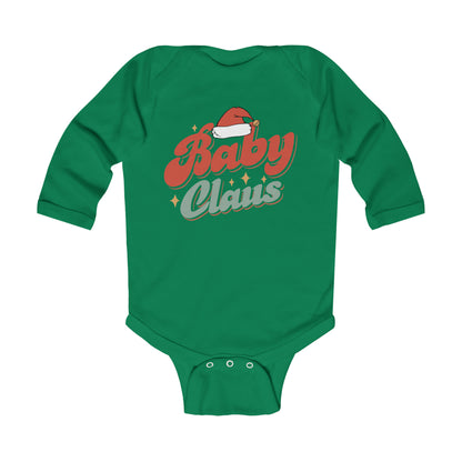 Baby Claus Family Christmas Infant Long Sleeve Bodysuit