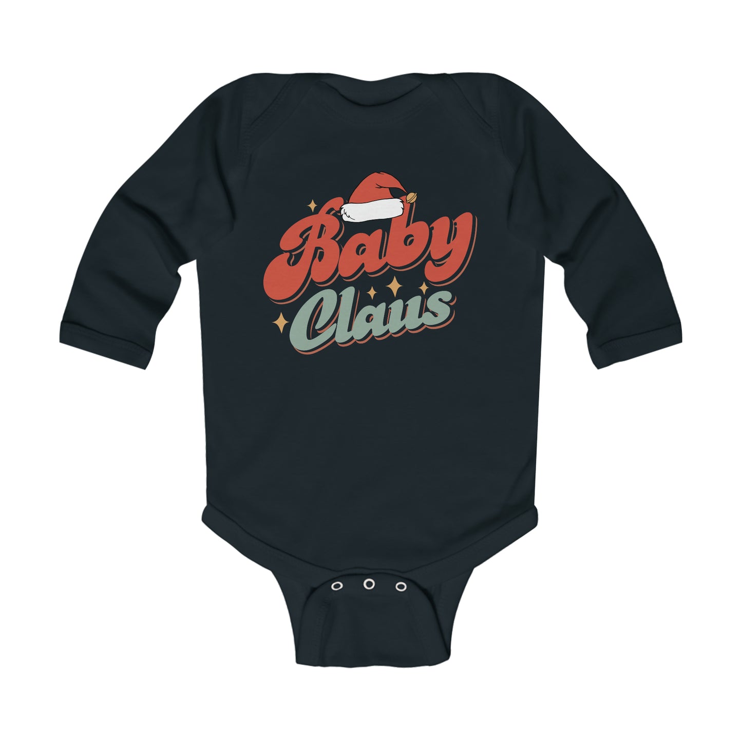 Baby Claus Family Christmas Infant Long Sleeve Bodysuit