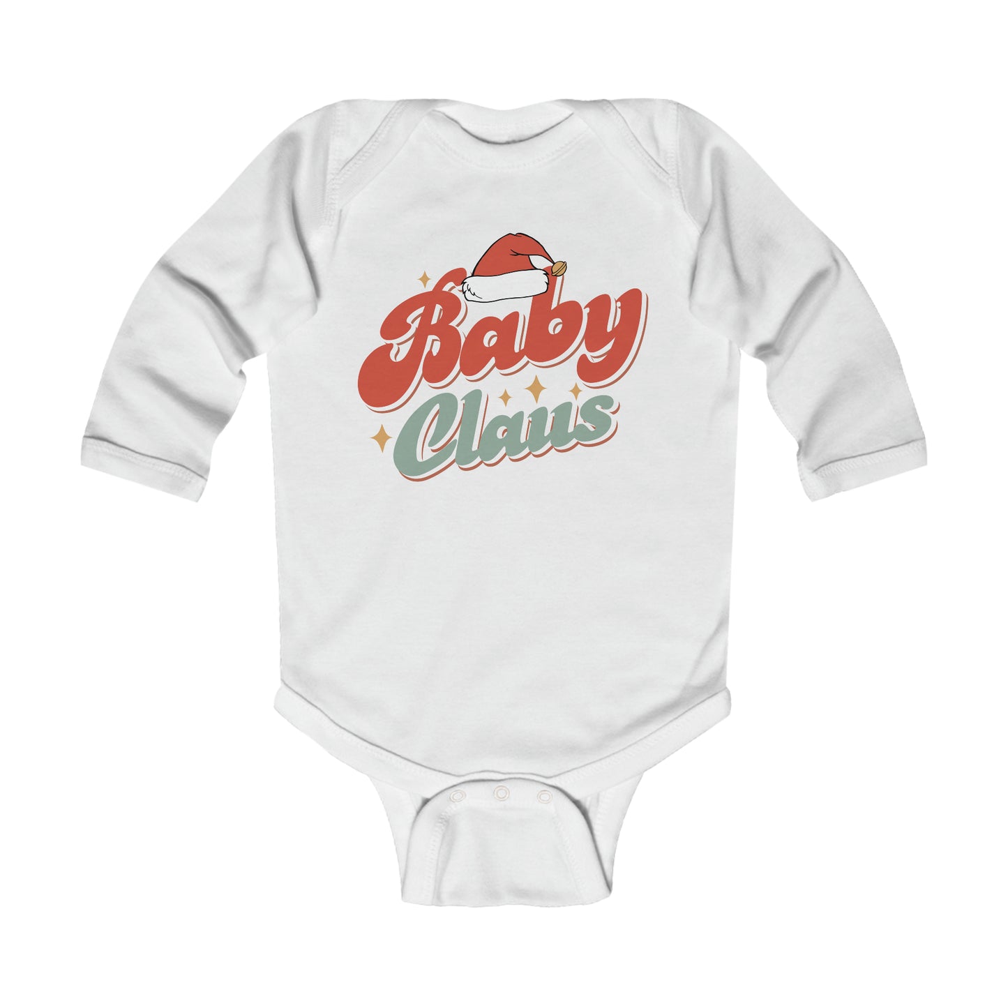 Baby Claus Family Christmas Infant Long Sleeve Bodysuit