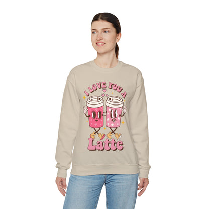 I Love You a Latte Valentine Sweatshirt