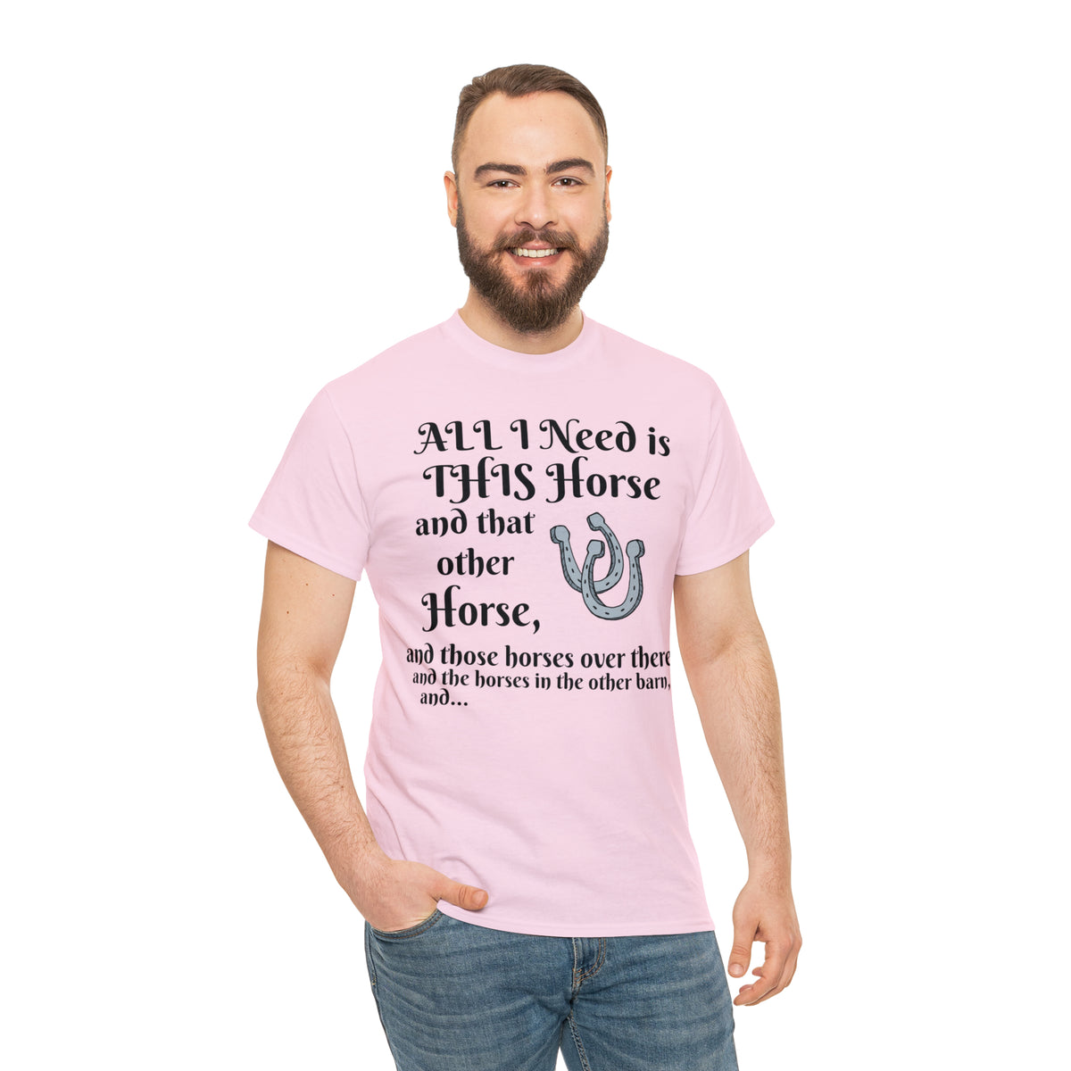 All the horses shirt Unisex Heavy Cotton Tee