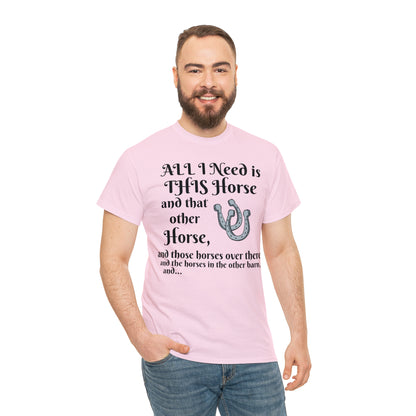 All the horses shirt Unisex Heavy Cotton Tee