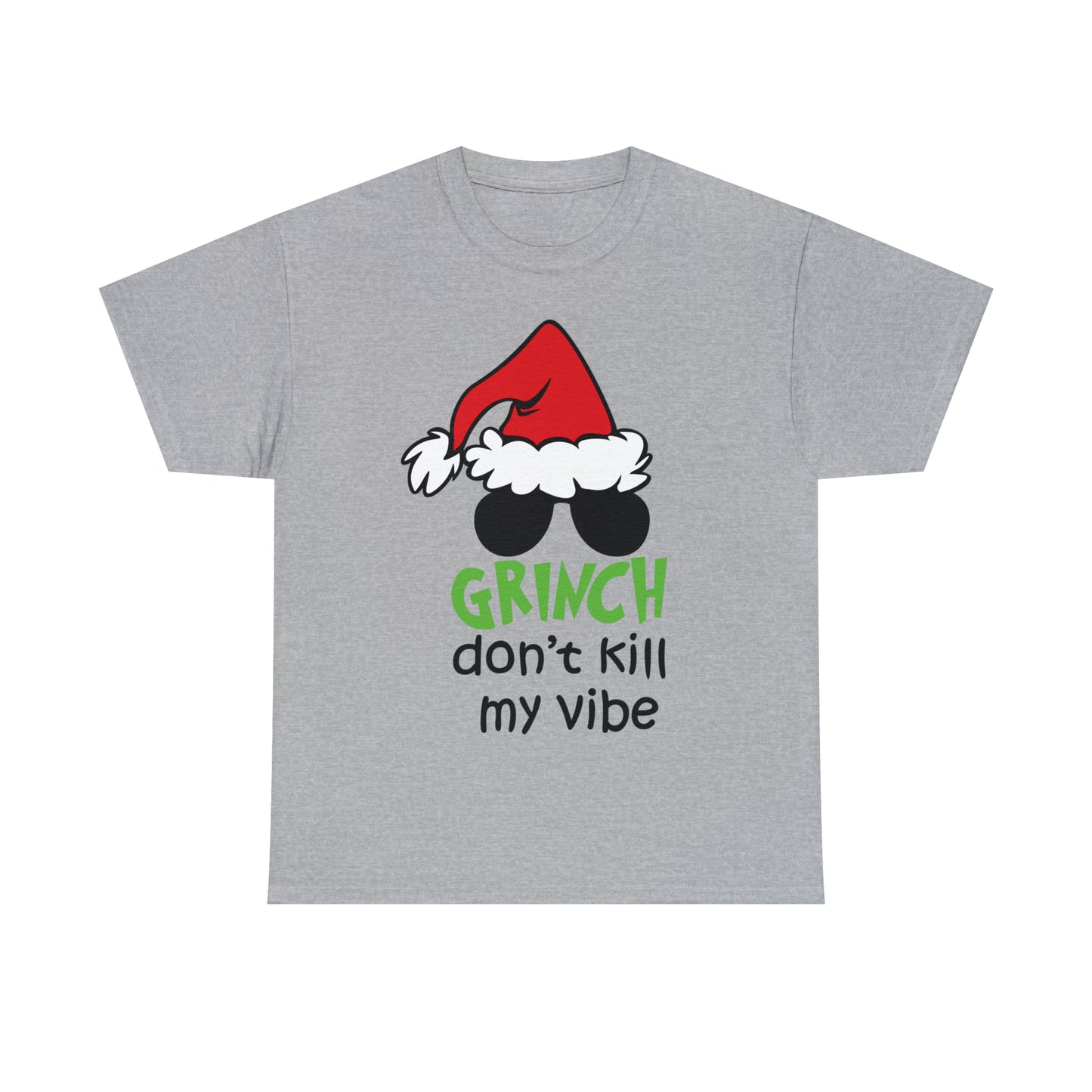 Grinch Don't Kill My Vibe Christmas Short Sleeve Tee