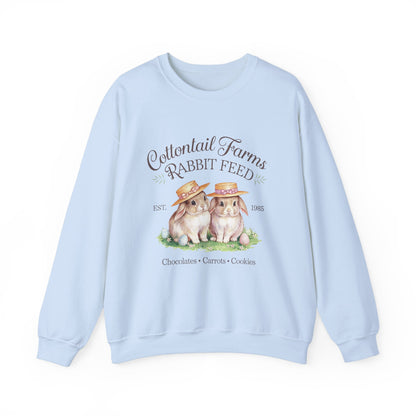 Easter Cottontail Farms Rabbit Feed Sweatshirt