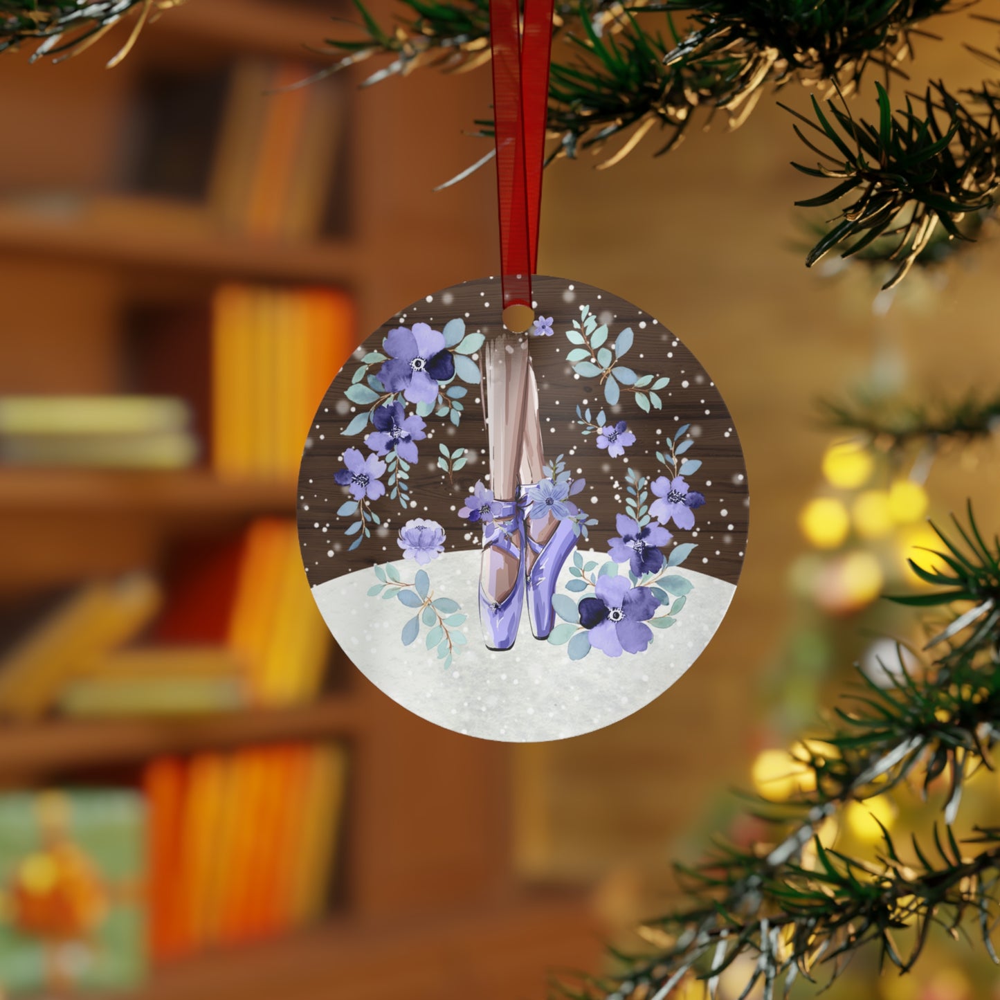 Purple Ballerina Dance Ornament