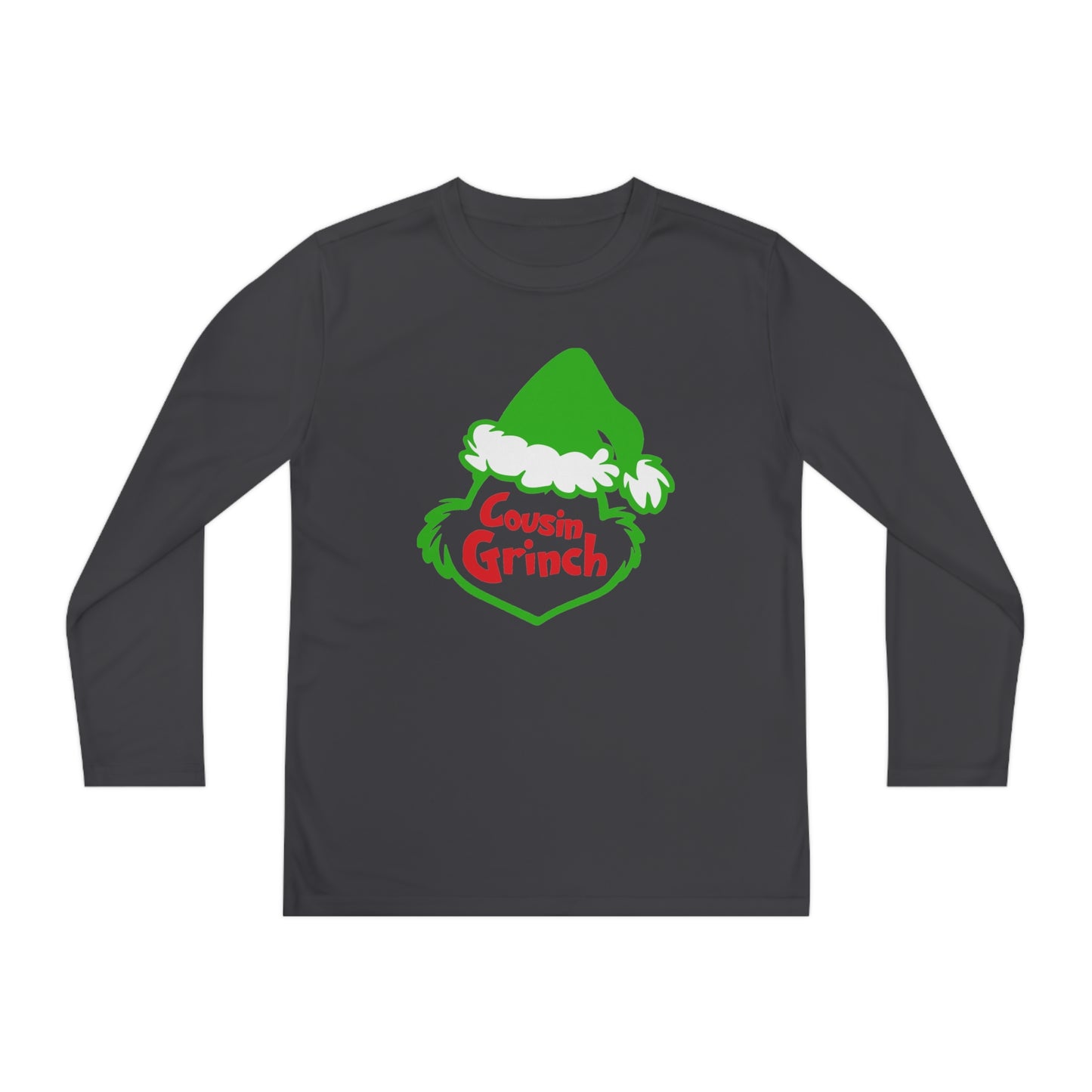 Cousin Grinch Christmas Youth Long Sleeve Tee