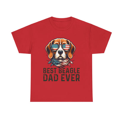 Best Beagle Dad Ever Short Sleeve Tee