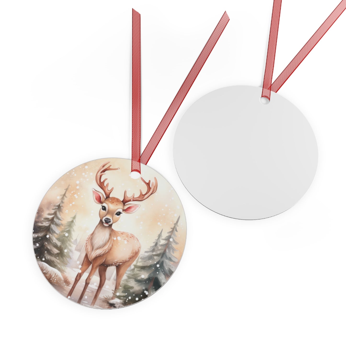 Cute Deer In Woods Ornament