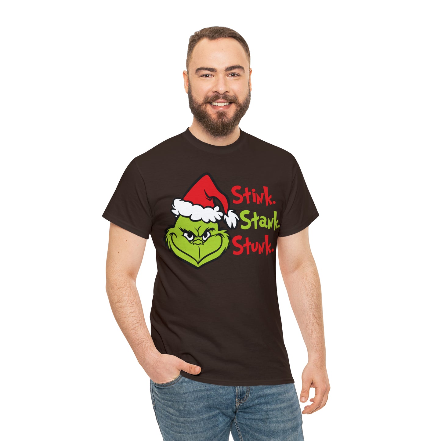 Grinch Stink Stank Stunk Christmas Short Sleeve Tee