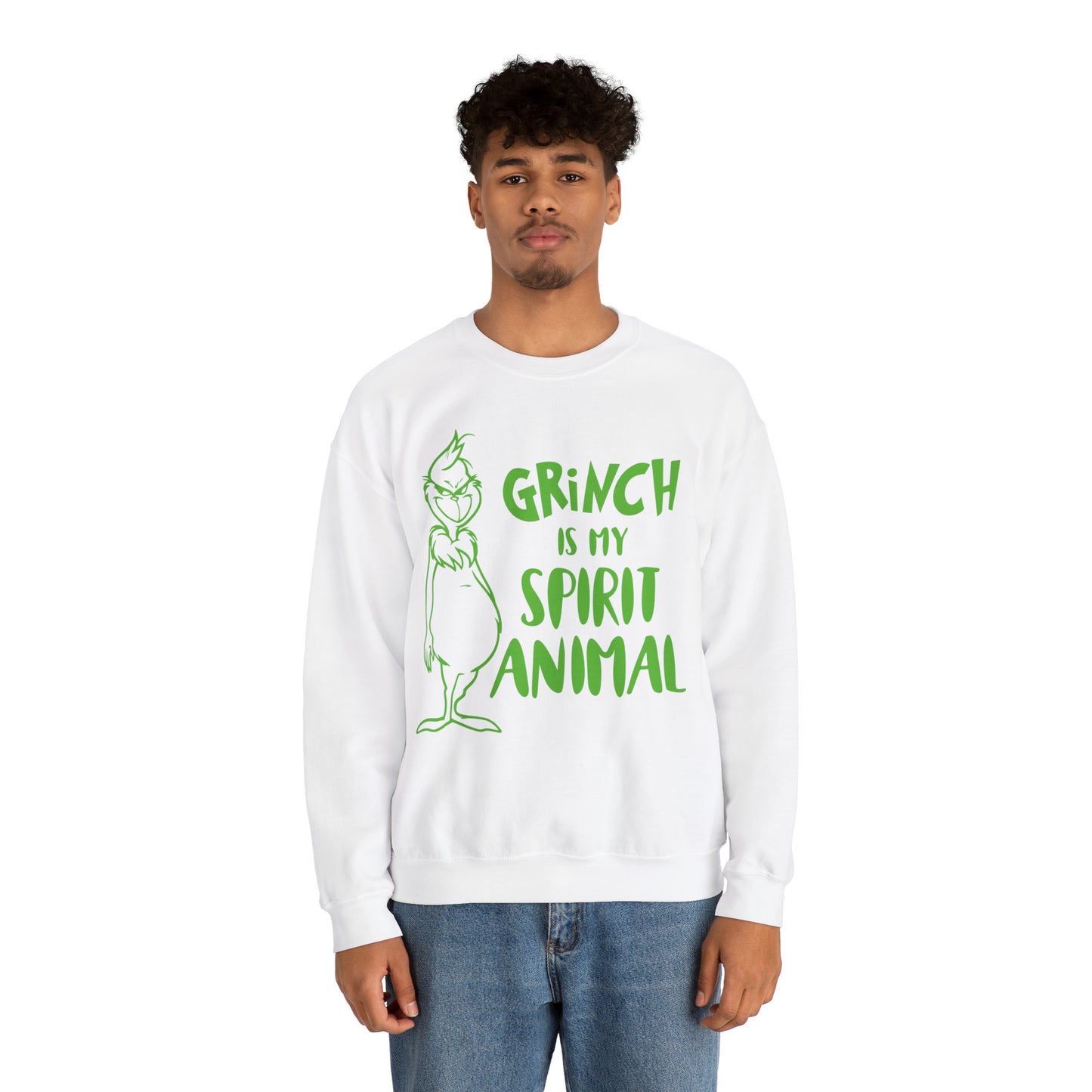 Grinch is My Spirit Animal Christmas Sweatshirt