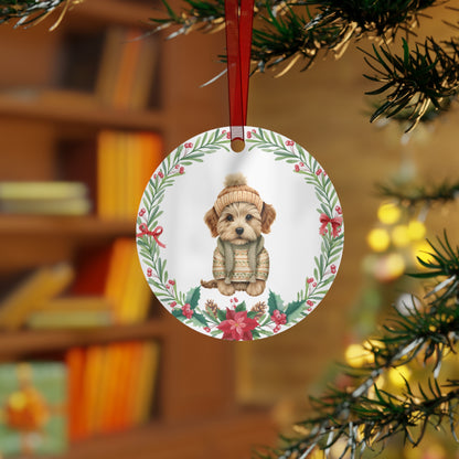 Soft Coated Wheaten Terrier Dog in Sweater Ornament