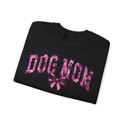 Halloween Pink Dog Mom Sweatshirt