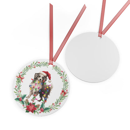 Chinese Crested Dog in Lights Ornament