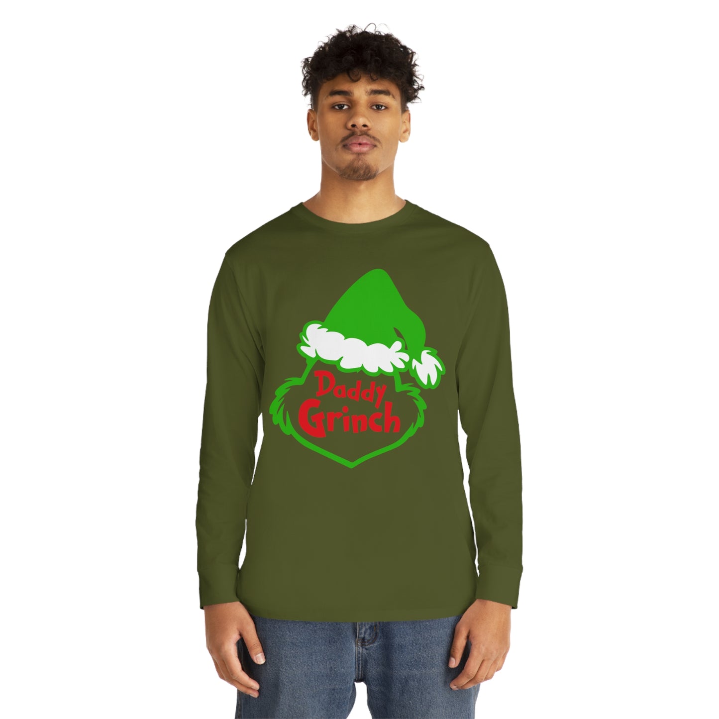 Daddy Grinch Christmas Long Sleeve T-Shirt