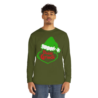 Daddy Grinch Christmas Long Sleeve T-Shirt