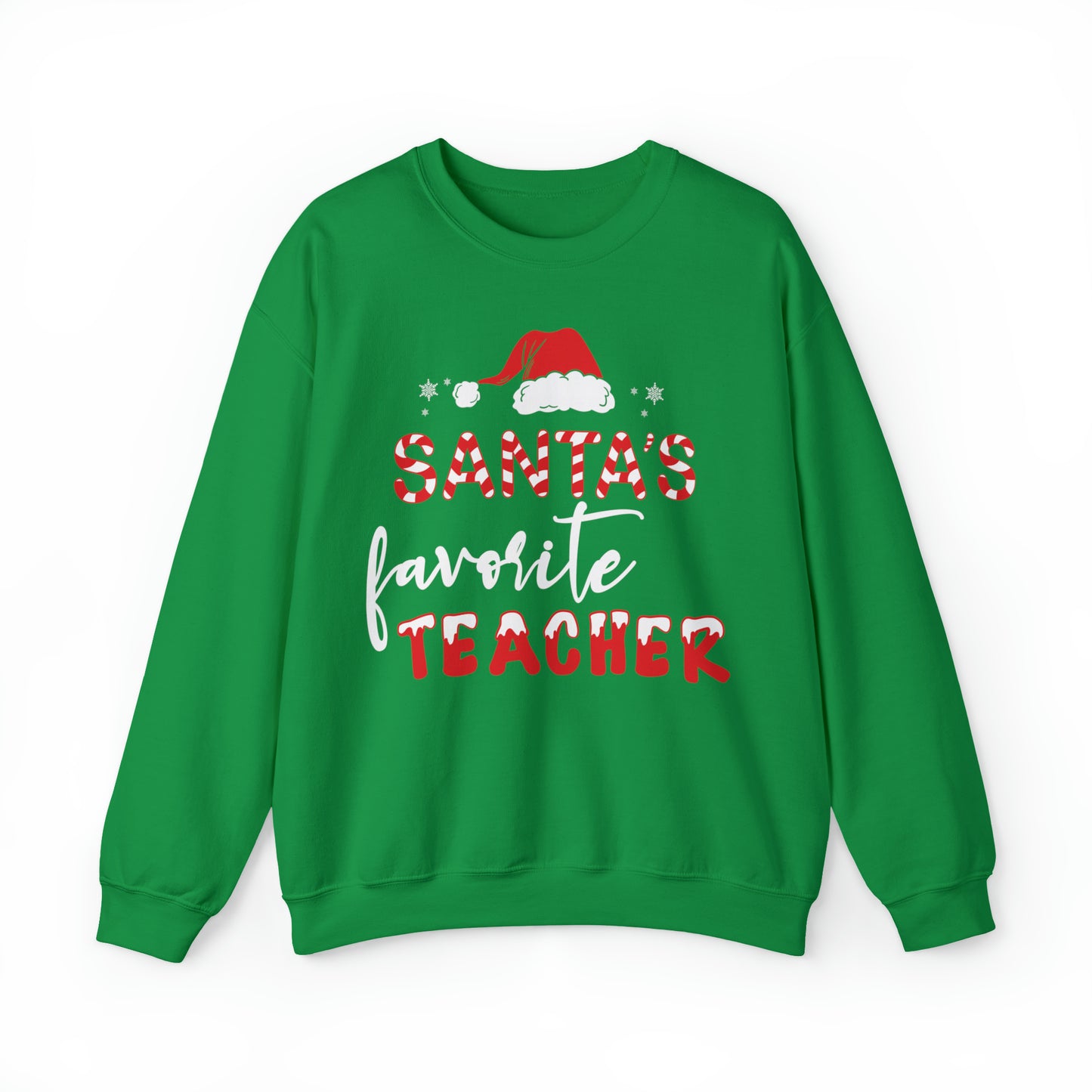 Santa's Favorite Teacher Christmas Sweatshirt