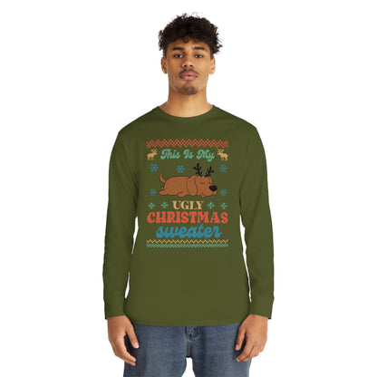 Labrador This is My Ugly Christmas Sweater Long Sleeve Tee