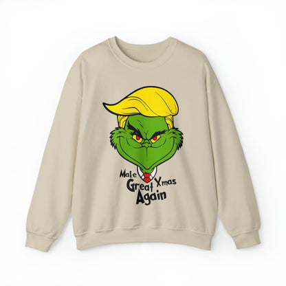 Make Xmas Great Again Grinch Christmas Sweatshirt