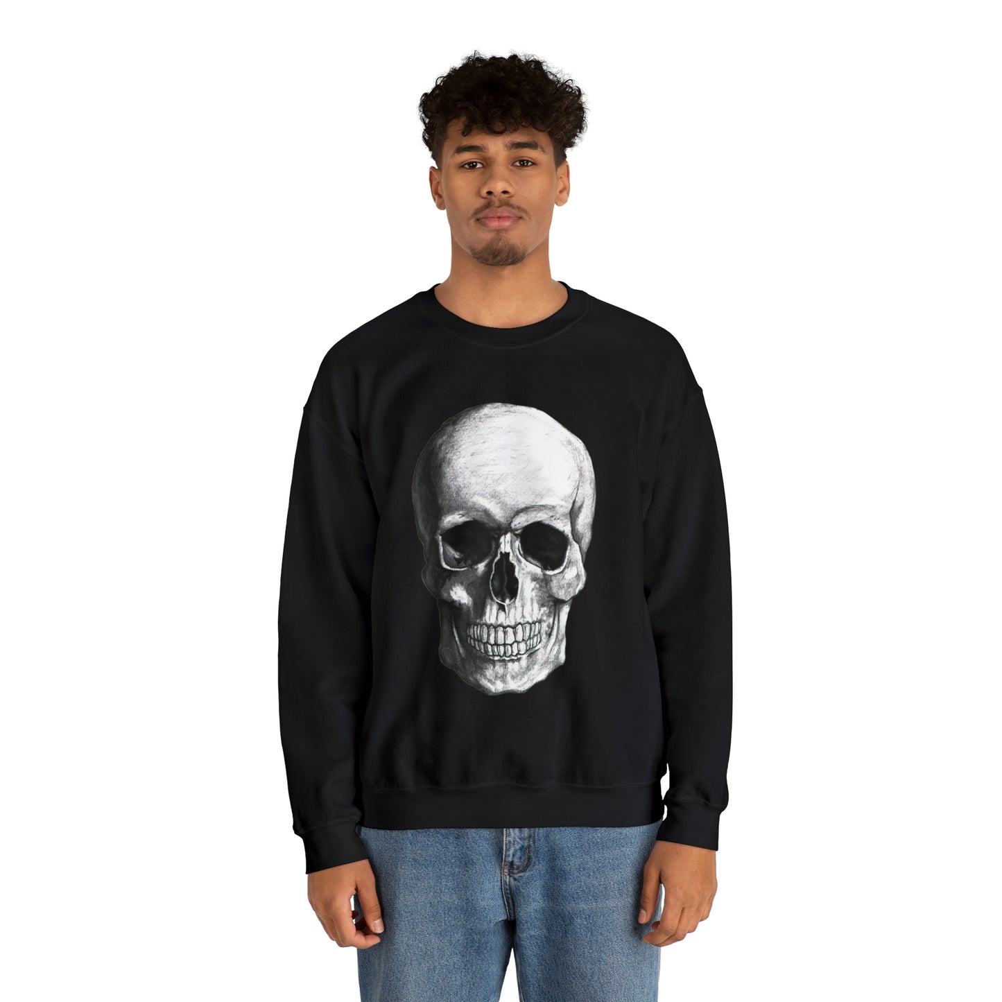 Large Skull Halloween Sweatshirt