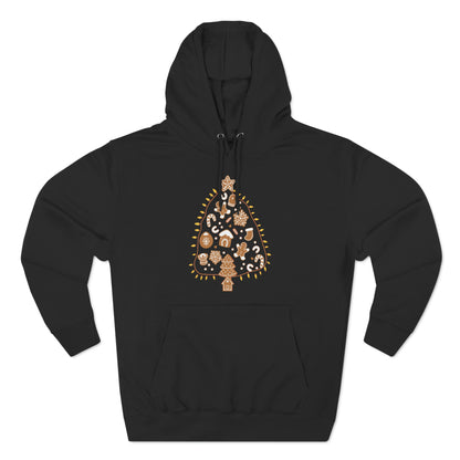 Gingerbread Cookie Christmas Tree Christmas Pullover Hoodie