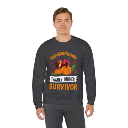 Thanksgiving Family Dinner Survivor Sweatshirt