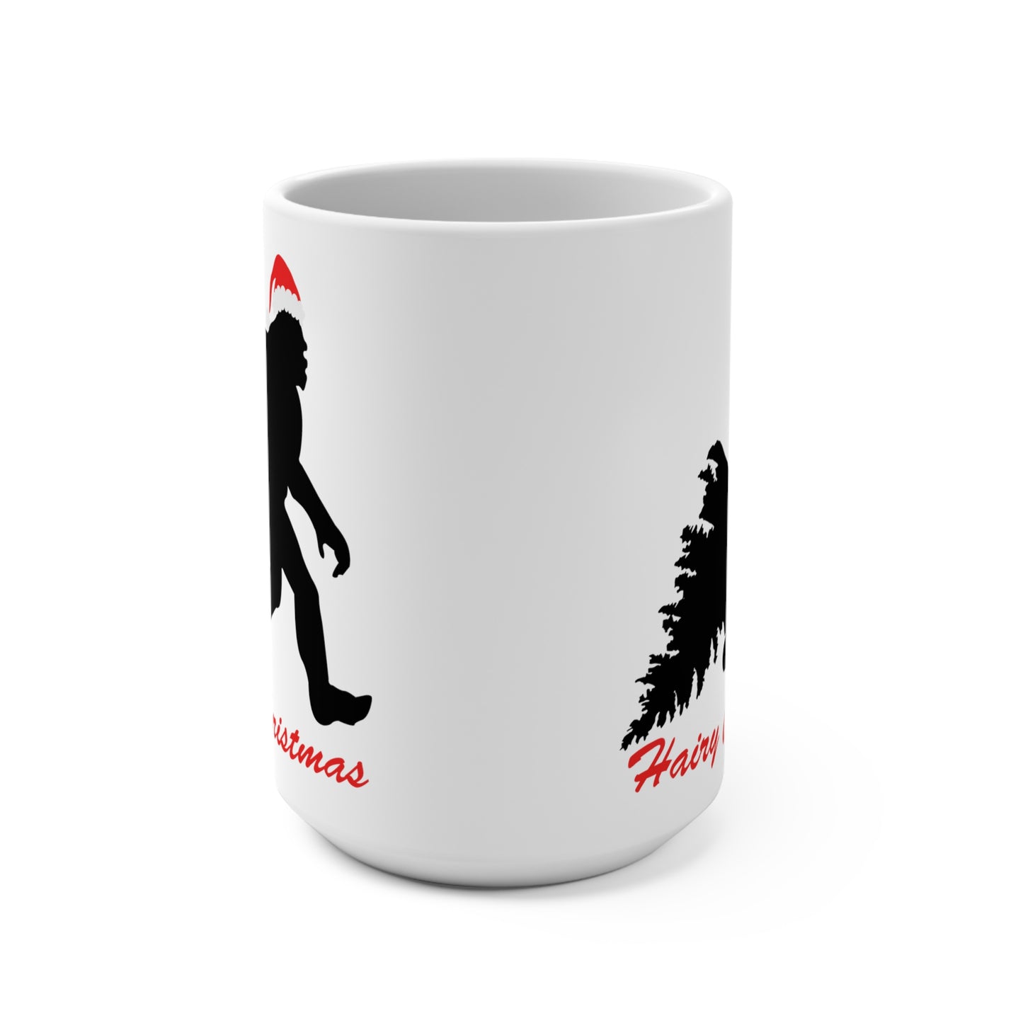 Hairy Christmas Sasquatch Big Foot Mug 15oz