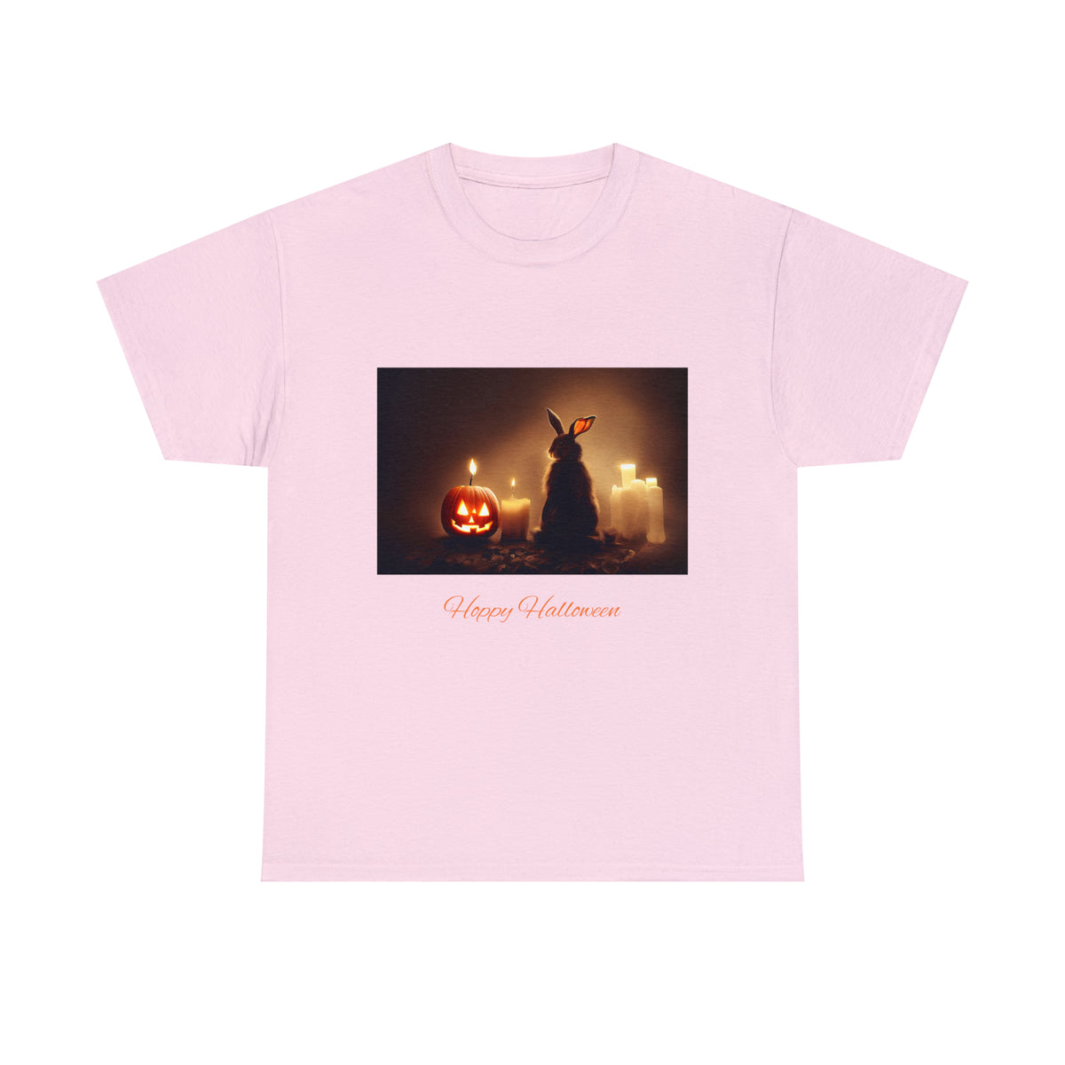 Hoppy Halloween Shirt Rabbit lover cotton Tee Tshirt