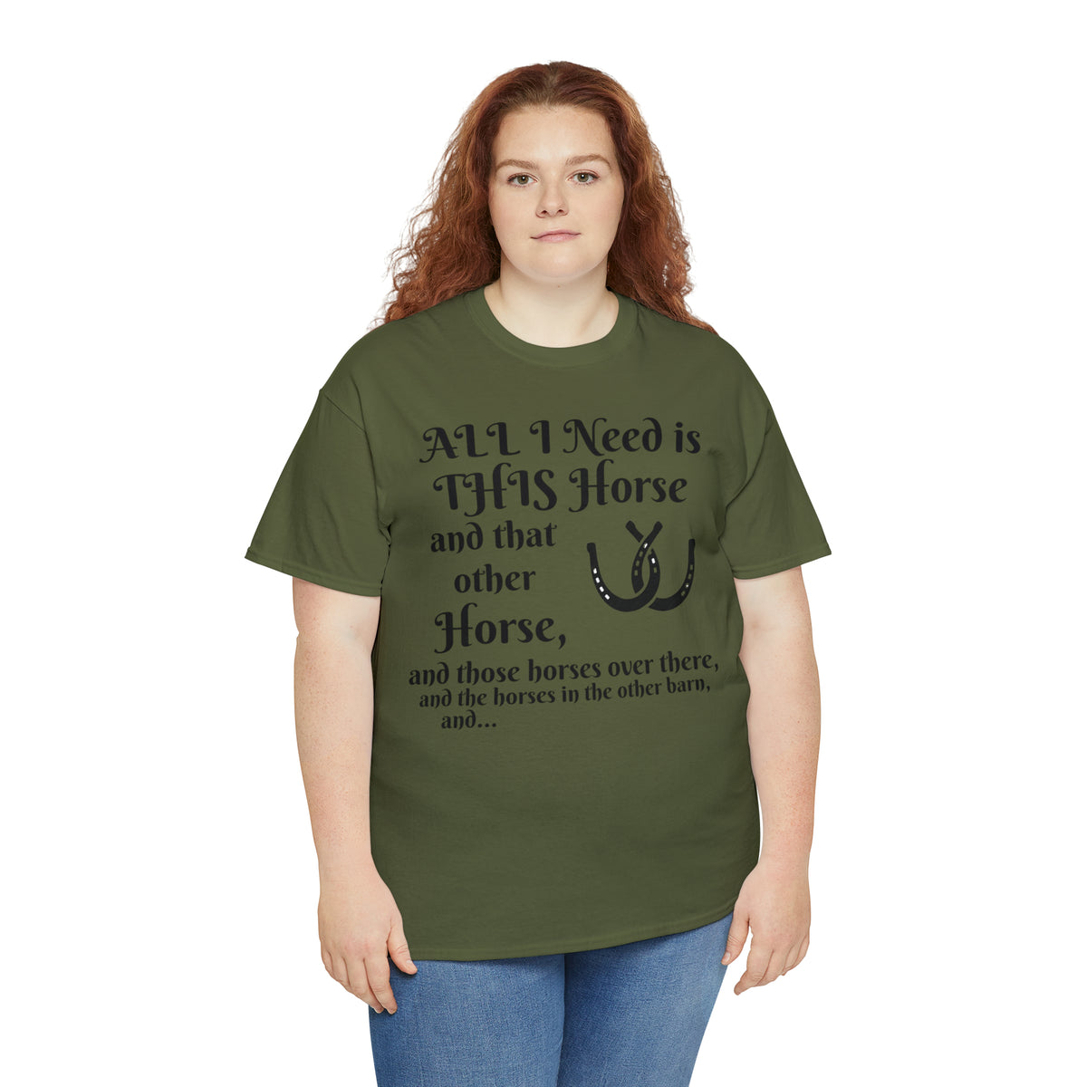All the horses shirt Unisex Heavy Cotton Tee