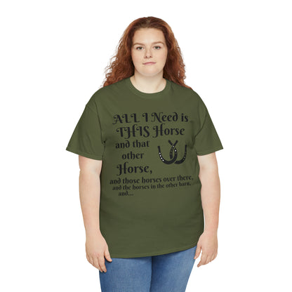 All the horses shirt Unisex Heavy Cotton Tee