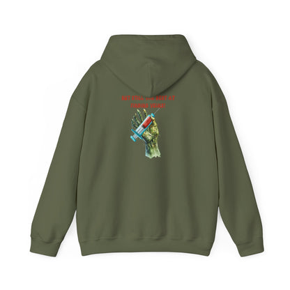 Phlebotomist Halloween Hoodie Zombie Undead, But Still the Best at Finding Veins Funny Blood Draw Nurse Medical Pullover