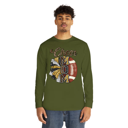 Football Cheer Mom Long Sleeve Tee